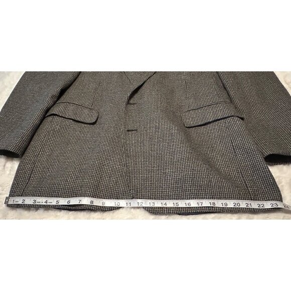 Men's Haggar Clothing Co. Suit Jacket Check Pattern Polyester Size XL/XXL (READ) - Picture 13 of 16